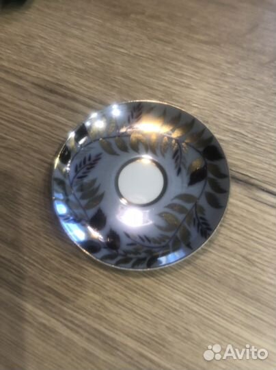 Фарфор. Тарелка фарфоровая малая лфз