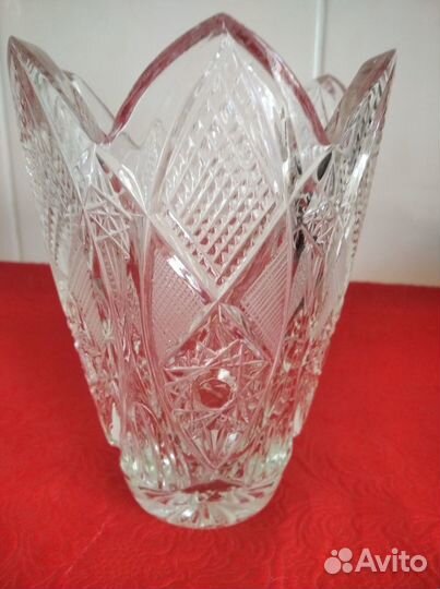 Ваза хрусталь