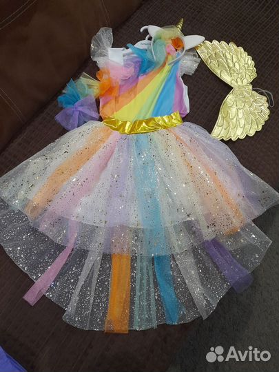 Новогодний костюм для девочки единорог