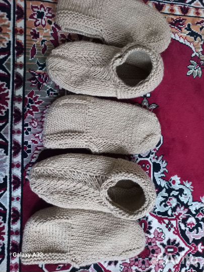 Ручная вязка следы.Большие размеры 43
