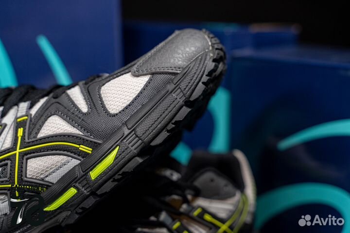 Кроссовки Asics GEL kahana серо-зеленые новые