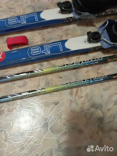 Лыжный комплект лыжи + ботинки + палки