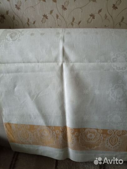 Жаккардовые полотенца и лён скатертный СССР