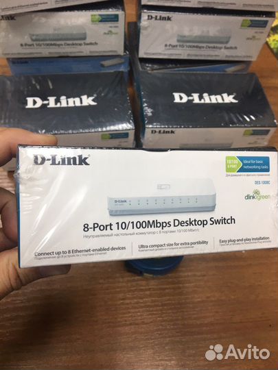 Новый коммутатор 8 портов