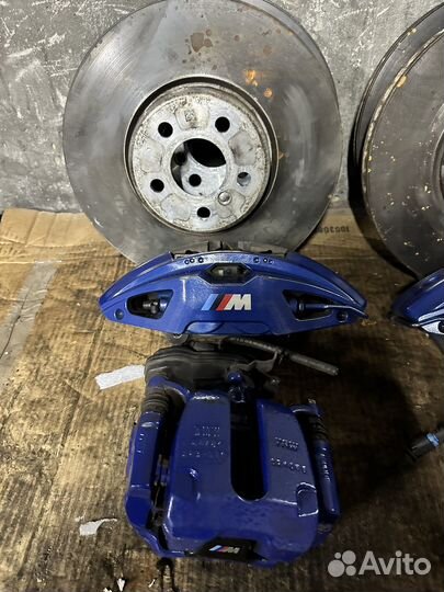 М Тормоза бмв g30 348 перед 345 зад