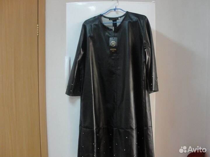 Кожаное платье