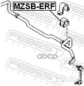 Втулка стабилизатора перед прав/лев mzsberf