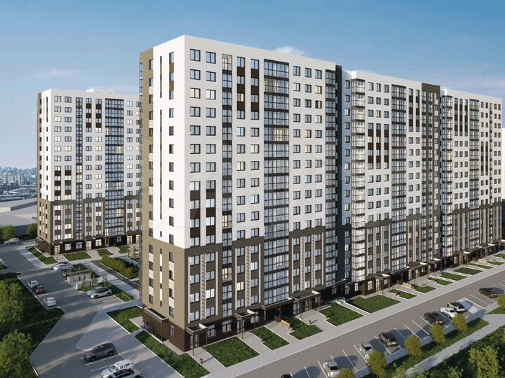 2-к. квартира, 57 м², 4/16 эт.