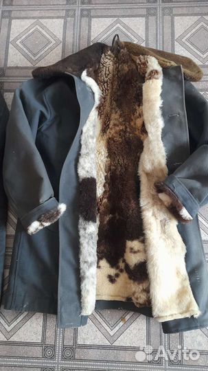Полушубки натуральный мех мужская 48 50 размер