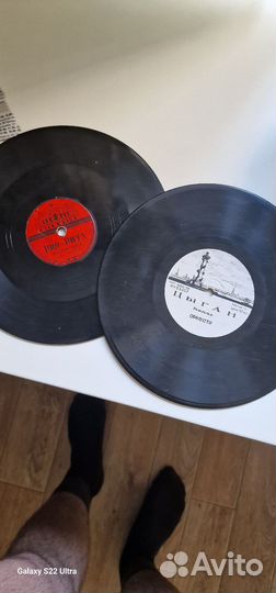 Пластинки для патефона 78 оборотов шелачные