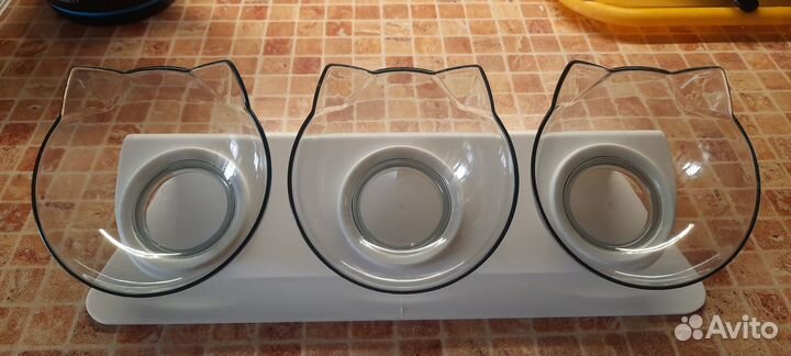 Миски для кошек на подставке