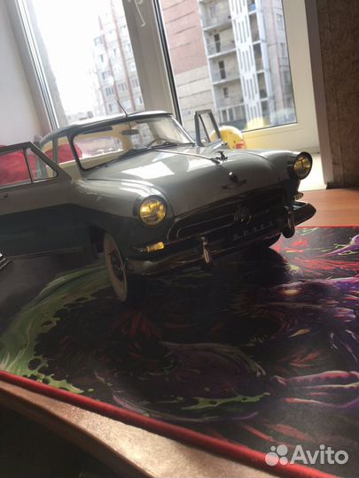 Моделька игрушки размер 1:8 волга М-21