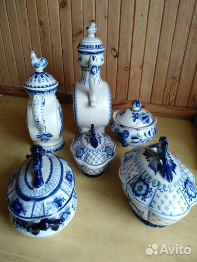 Гжель оригинальная посуда