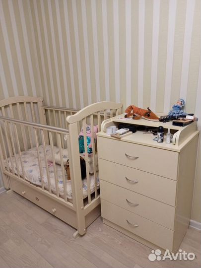 Детская кроватка можга красная звезда