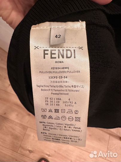 Футболка Fendi женская