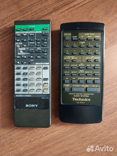 Пульты ду Sony,Technics