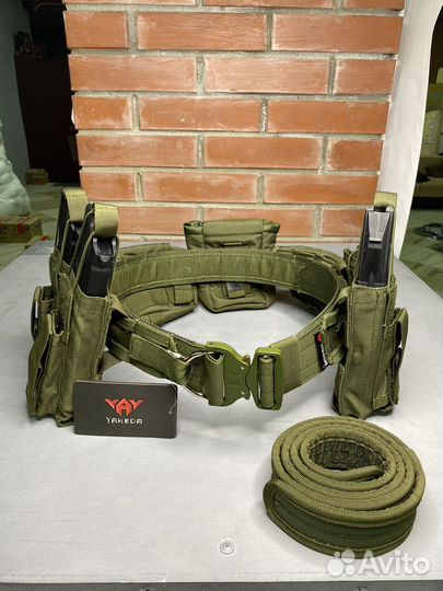 Разгрузочный пояс с подсумками (олива/мультикам)