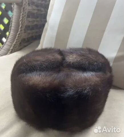 Норковая шапка мужская большой размер