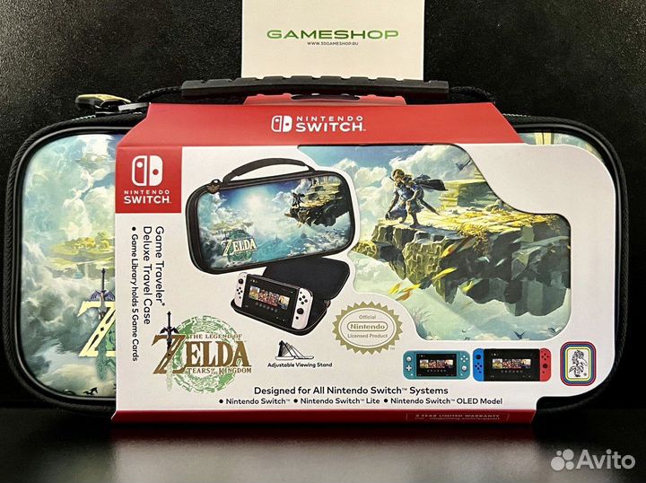 Switch Защитный чехол Travel Case. Legend of Zelda