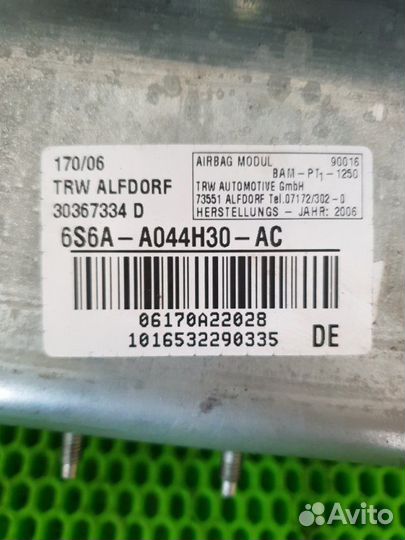 Аирбаг пассажирский Ford Fusion хетчбек fxja 2006