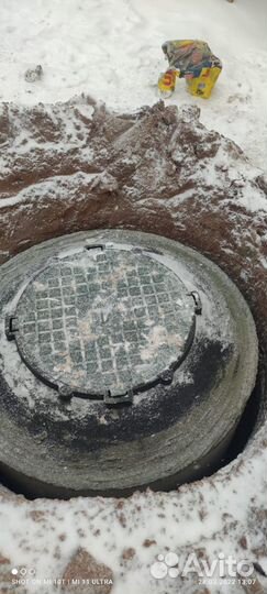 Септик из бетонных колец под ключ