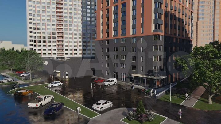 3-к. квартира, 68,4 м², 19/25 эт.