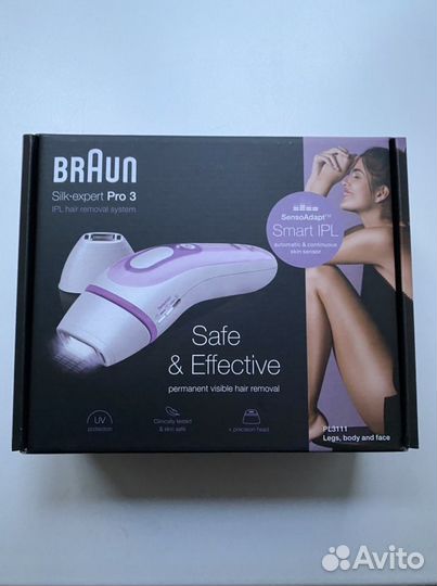 Эпилятор лазерный Braun Silk-expert Pro 3 IPL PL31