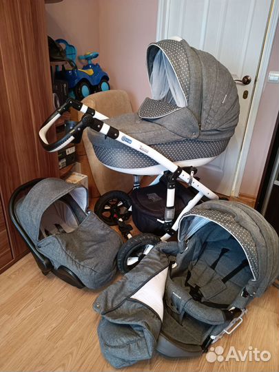 Коляска Bebe mobile toscana 3 в 1