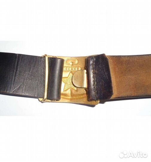 Ремень вмф ссср,кожа