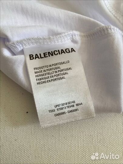 Футболка balenciaga оверсайз