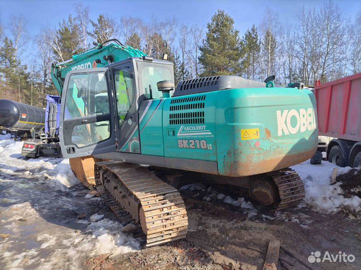 Гусеничный экскаватор Kobelco SK210LC-10, 2021