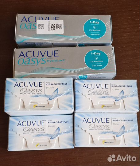 Линзы контактные acuvue oasys -4.25