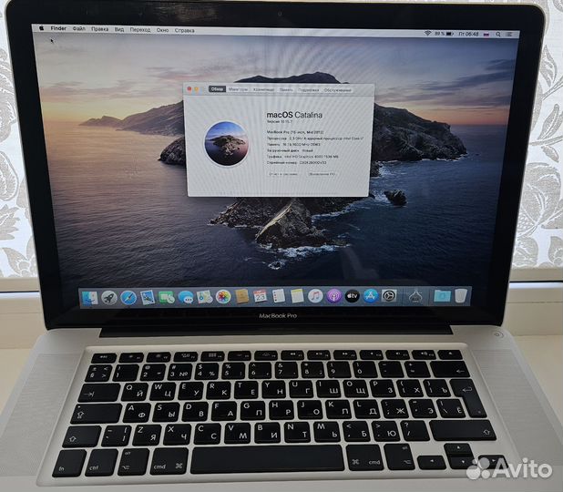 Apple macbook pro 15 2012 (A1286) 16/512