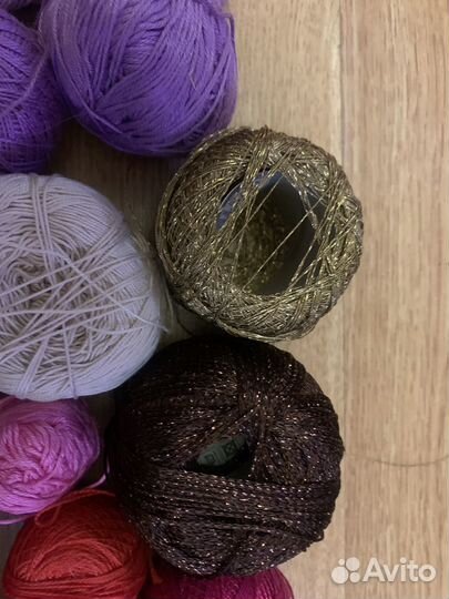 Лен и хлопок Пряжа дотом