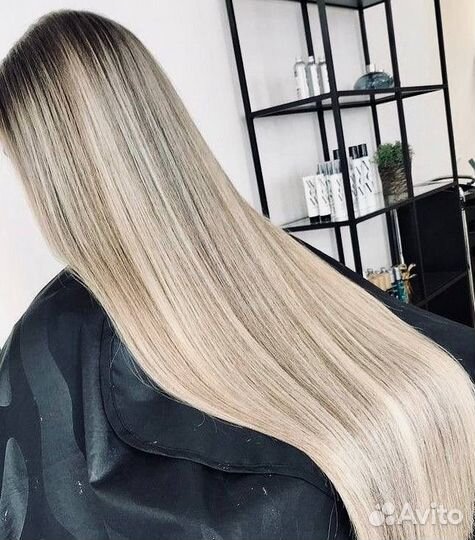 Наращивание волос на дому