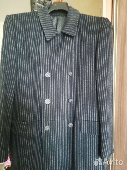 Пальто мужское двубортное