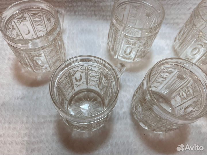 Хрустальные кружки бокальчики СССР