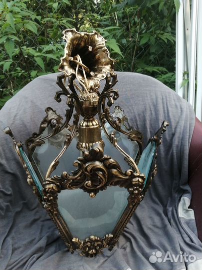 Люстра, бронза, 1950-1960 годы, отличная