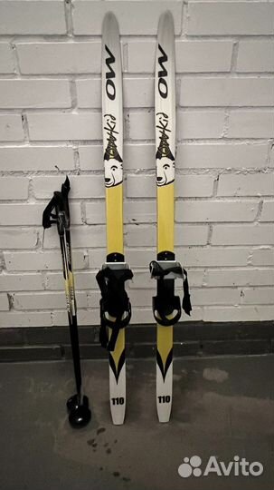 Беговые лыжи детские 110 см