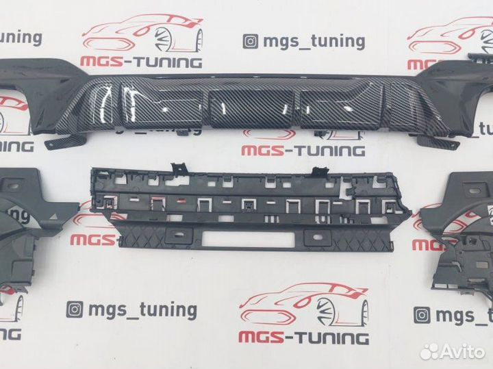 Диффузор 3 Series G20 M340 Competition Под карбон