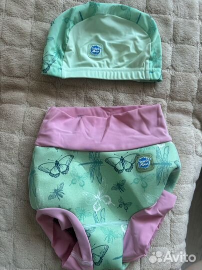 Шапочка и трусики для бассейна