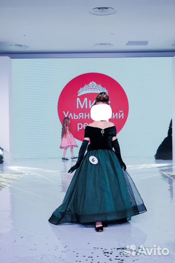 Праздничное платье для девочки в пол