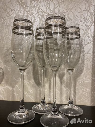 Фужеры богемия