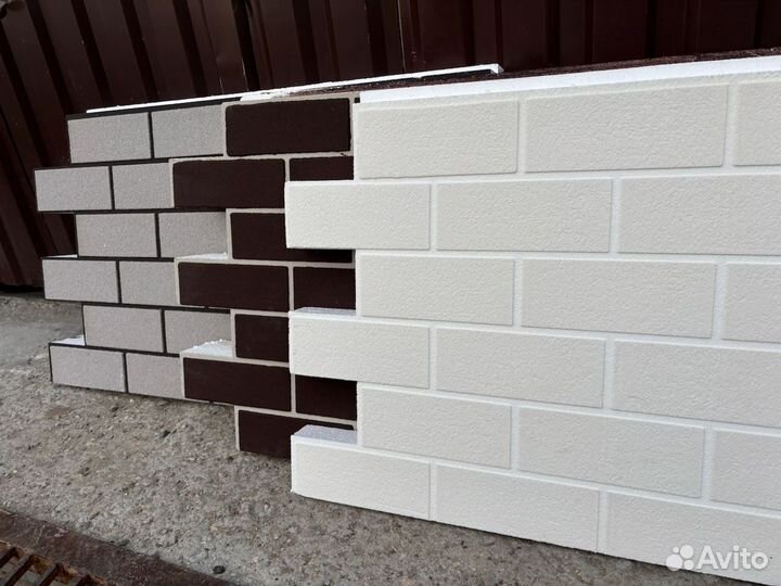 Фасадные термопанели под кирпич