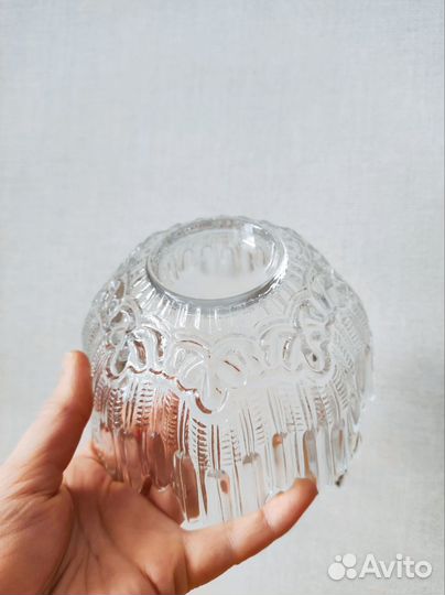 Ваза лзхс Зимние узоры Бяков 80е малая