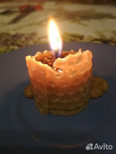 Свечи из вощины медовые