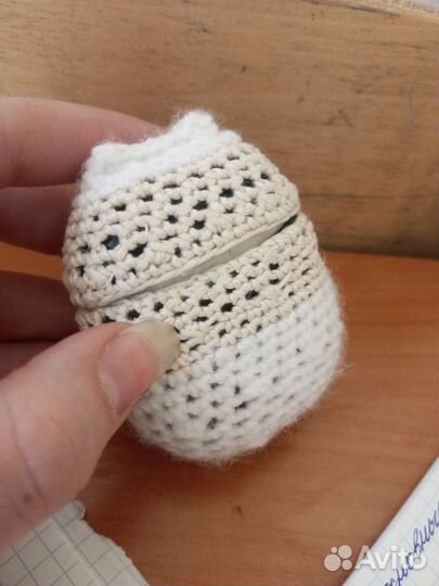 Вязаные чехол на наушники