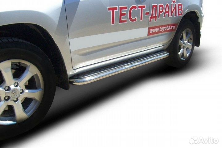 Защита порогов Toyota RAV-4 (2010)