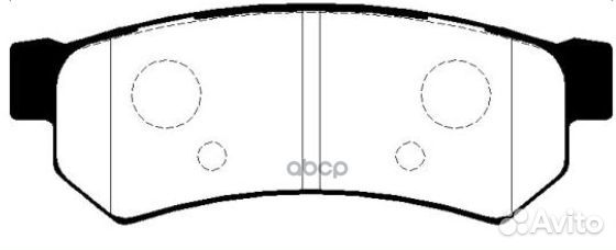 Колодки тормозные дисковые GK0448 CTR