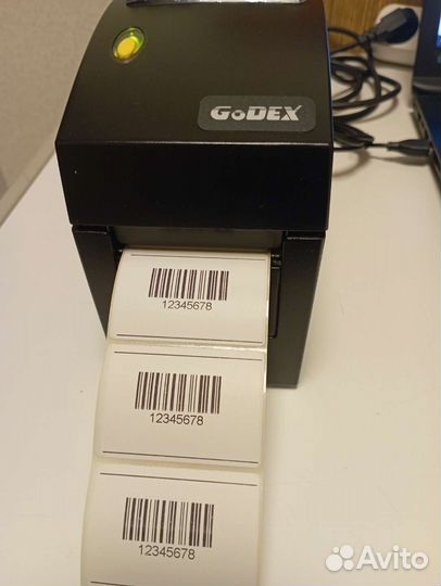 Принтер этикеток Godex DT-2 USB, Eth комплект